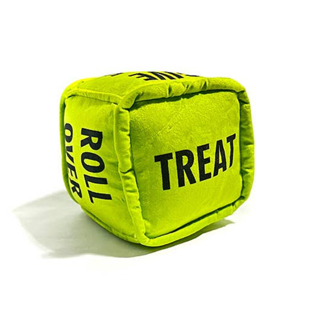 Pup The Dice Green Dog Toy